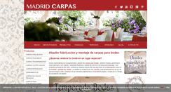 Desktop Screenshot of carpasbodas.com