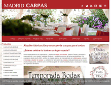 Tablet Screenshot of carpasbodas.com